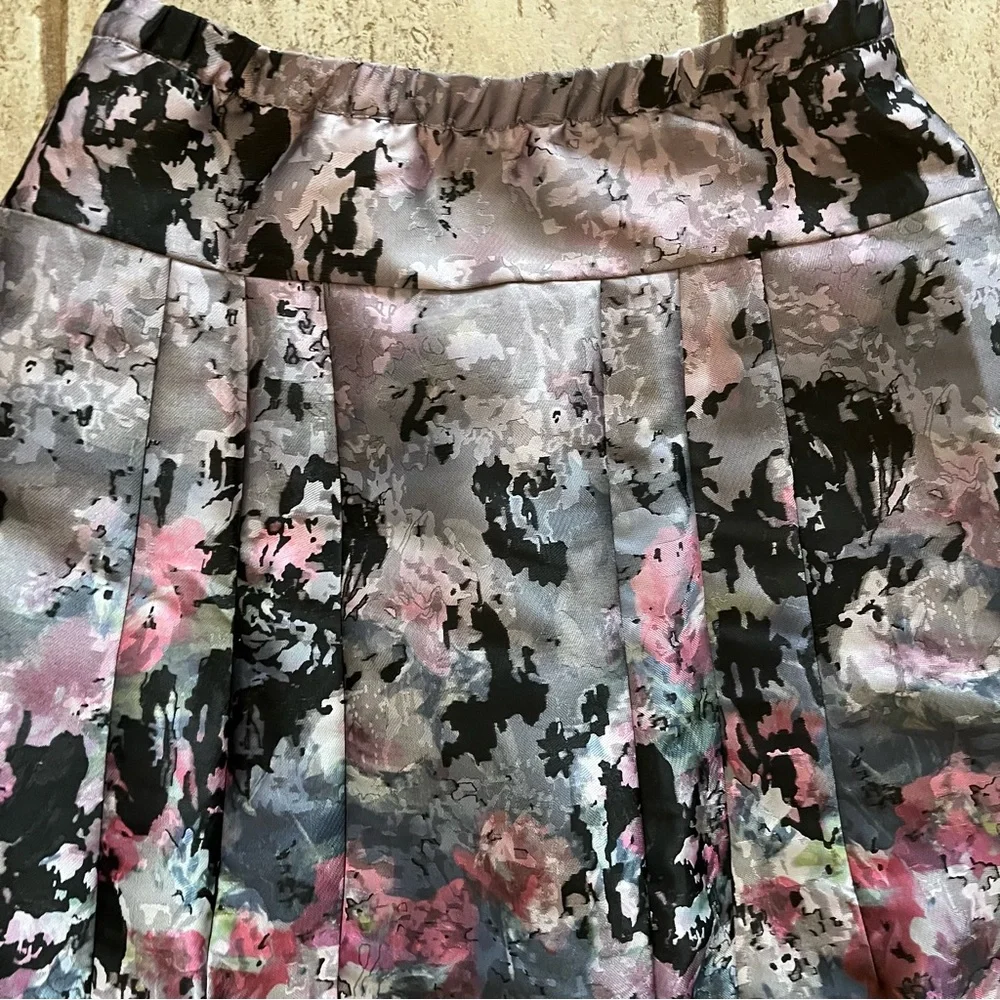 Soft Surroundings Maxi Skirt Petite Medium Floral Jacquard Dark Fairy Whimsigoth